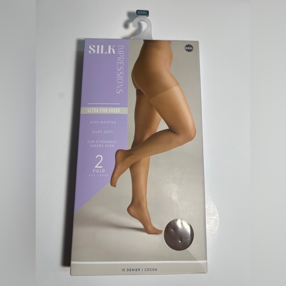 Silk Impressions Ultra Fine Sheer Pantyhose 15 Denier Cocoa